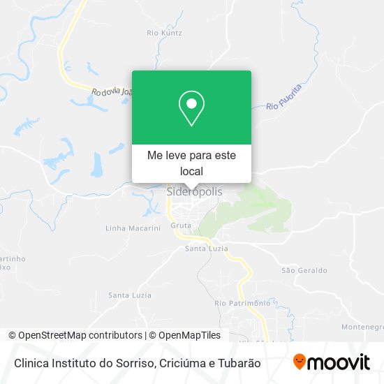 Clinica Instituto do Sorriso mapa