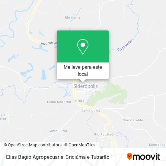 Elias Bagio Agropecuaria mapa