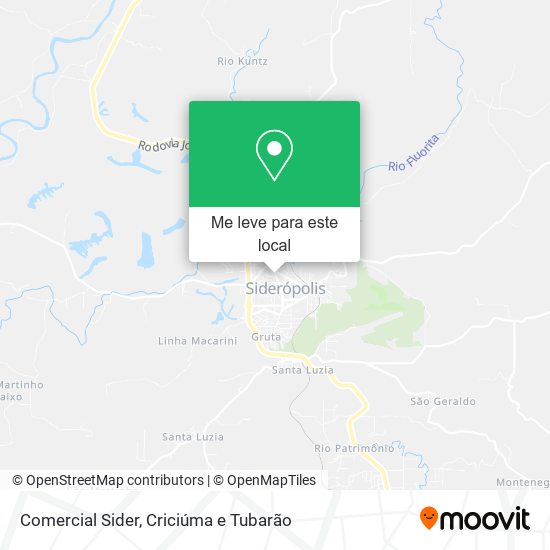 Comercial Sider mapa