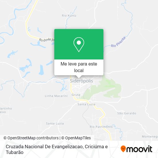 Cruzada Nacional De Evangelizacao mapa