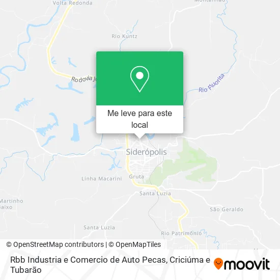 Rbb Industria e Comercio de Auto Pecas mapa