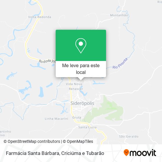 Farmácia Santa Bárbara mapa