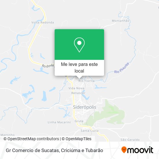 Gr Comercio de Sucatas mapa