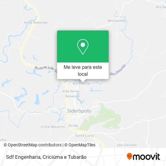 Sdf Engenharia mapa