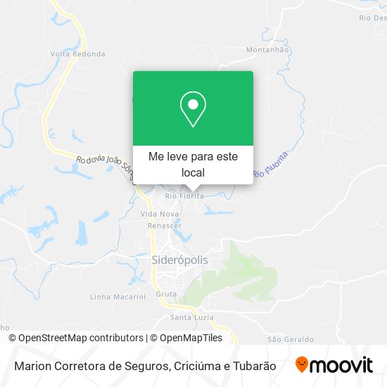 Marion Corretora de Seguros mapa