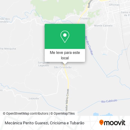 Mecânica Perito Guarezi mapa