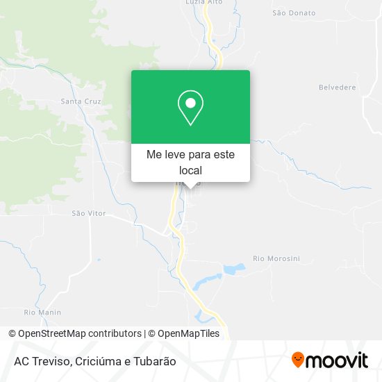 AC Treviso mapa