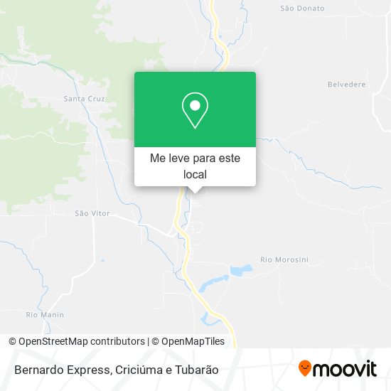 Bernardo Express mapa