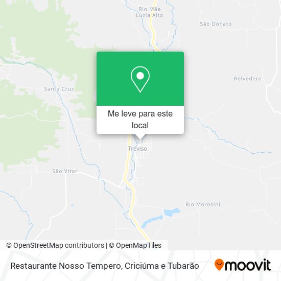 Restaurante Nosso Tempero mapa