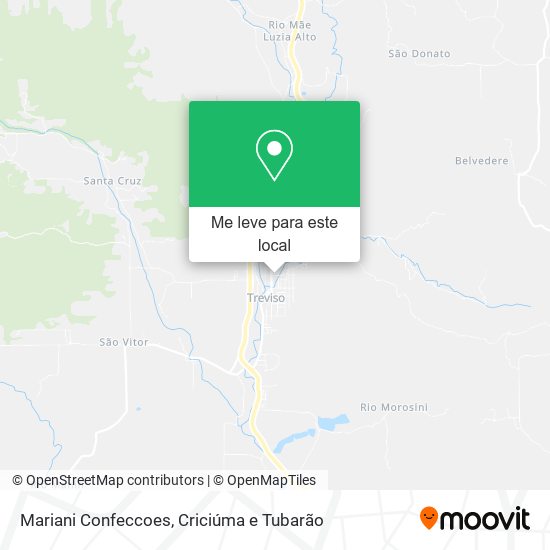 Mariani Confeccoes mapa