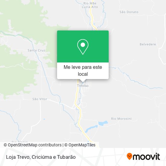 Loja Trevo mapa