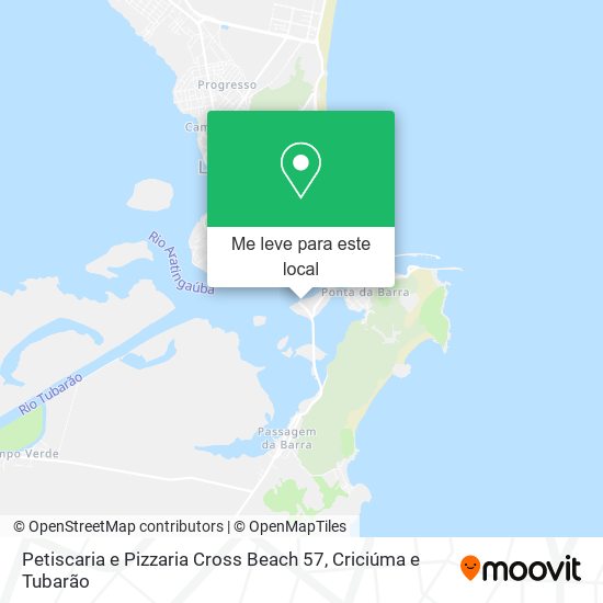 Petiscaria e Pizzaria Cross Beach 57 mapa