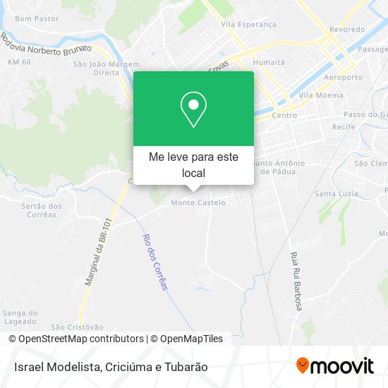 Israel Modelista mapa