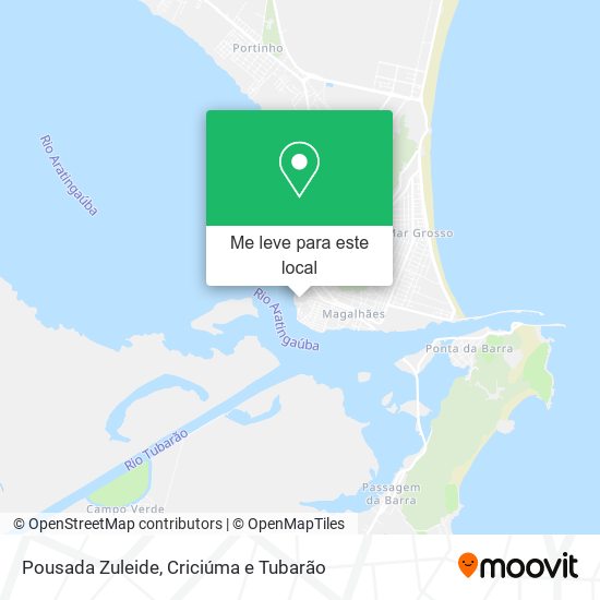 Pousada Zuleide mapa