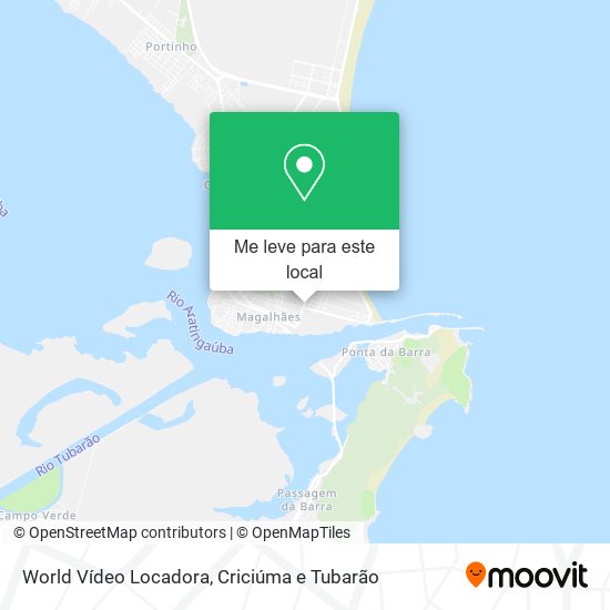 World Vídeo Locadora mapa