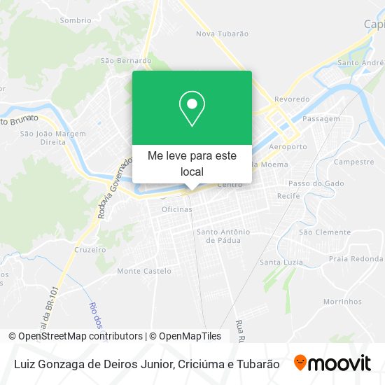 Luiz Gonzaga de Deiros Junior mapa