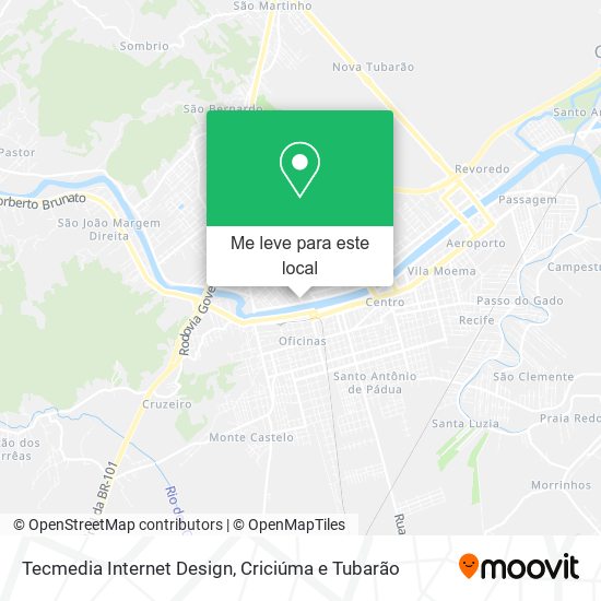 Tecmedia Internet Design mapa