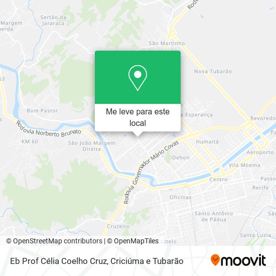 Eb Prof Célia Coelho Cruz mapa