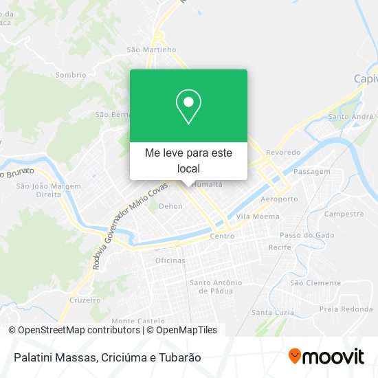 Palatini Massas mapa