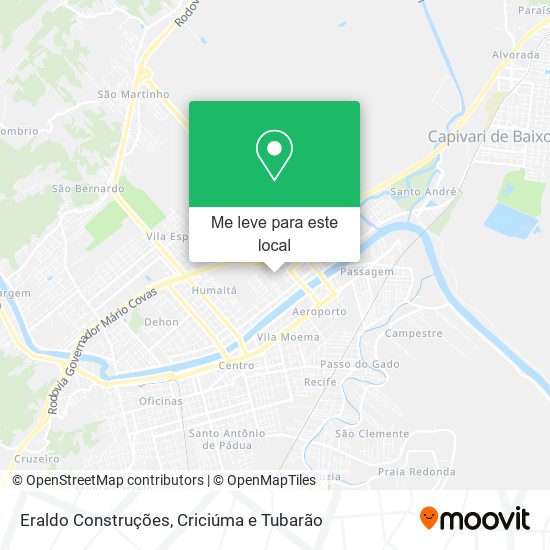 Eraldo Construções mapa