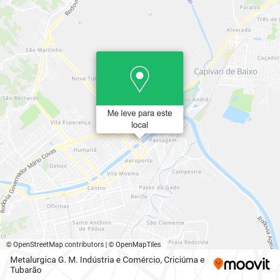 Metalurgica G. M. Indústria e Comércio mapa