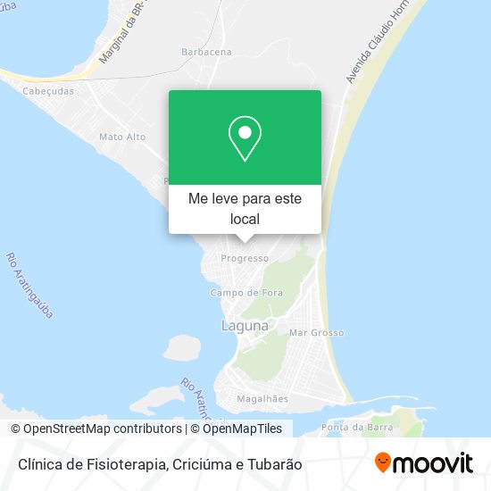 Clínica de Fisioterapia mapa