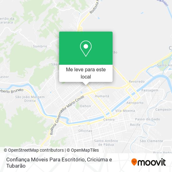 Confiança Móveis Para Escritório mapa