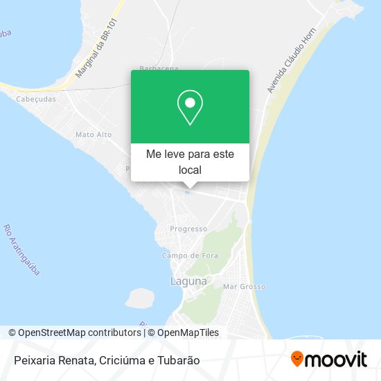 Peixaria Renata mapa