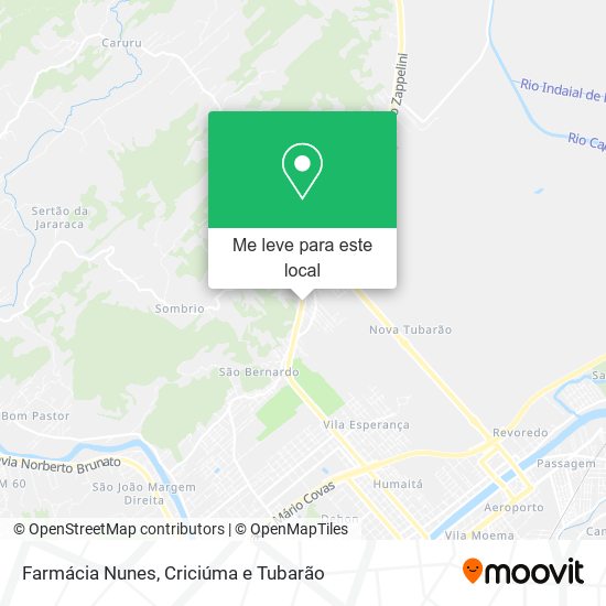 Farmácia Nunes mapa