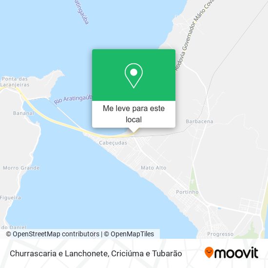Churrascaria e Lanchonete mapa