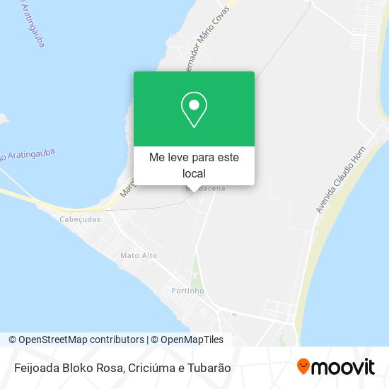 Feijoada Bloko Rosa mapa