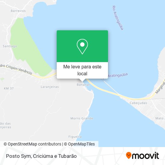 Posto Sym mapa