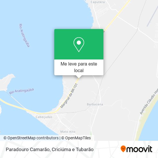 Paradouro Camarão mapa