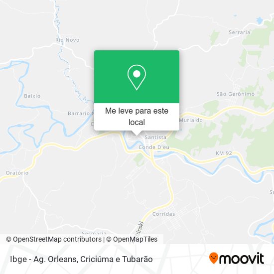 Ibge - Ag. Orleans mapa