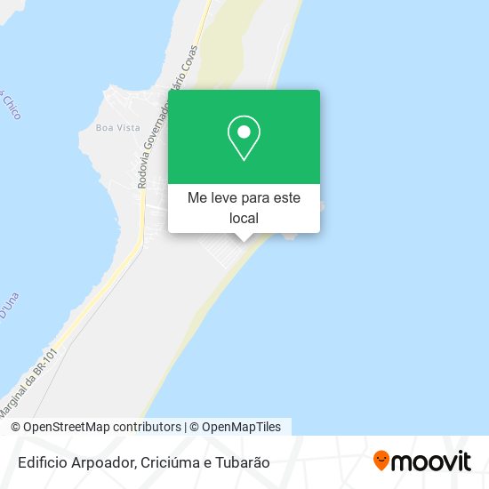 Edificio Arpoador mapa
