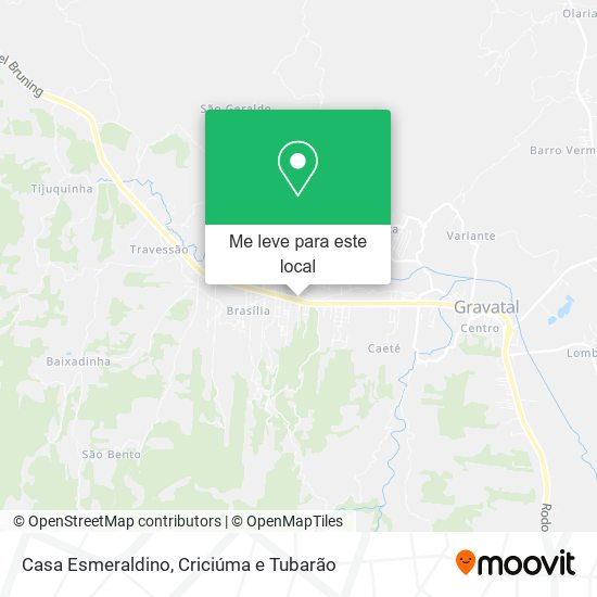 Casa Esmeraldino mapa