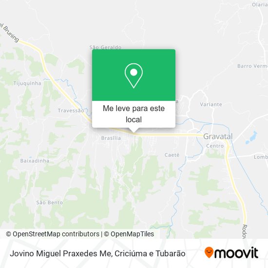 Jovino Miguel Praxedes Me mapa