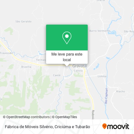 Fábrica de Móveis Silvério mapa