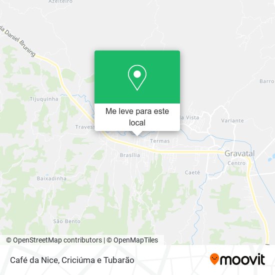 Café da Nice mapa