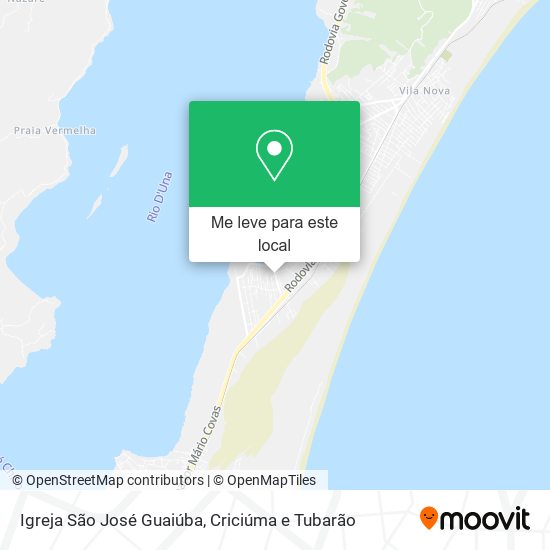 Igreja São José Guaiúba mapa