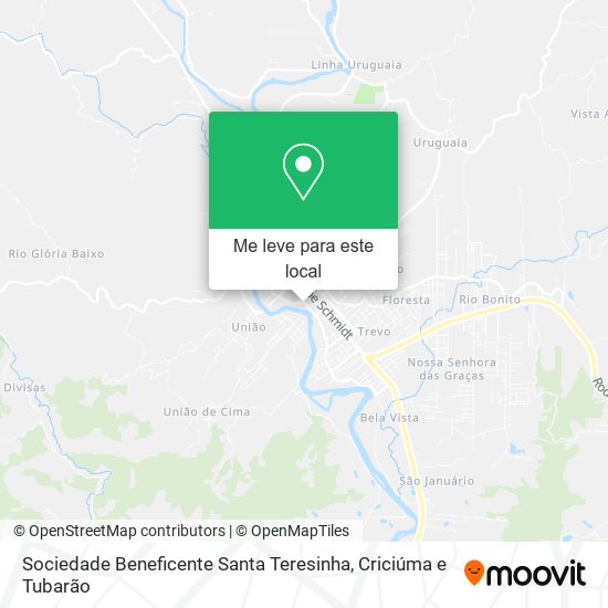 Sociedade Beneficente Santa Teresinha mapa