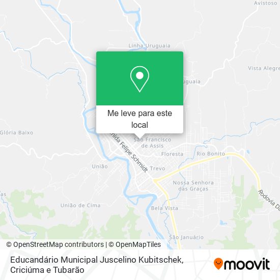 Educandário Municipal Juscelino Kubitschek mapa