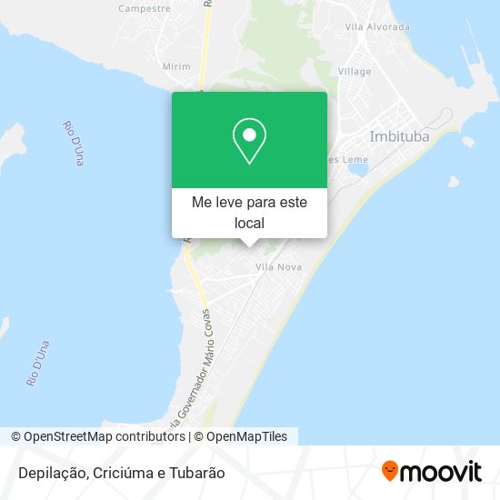 Depilação mapa