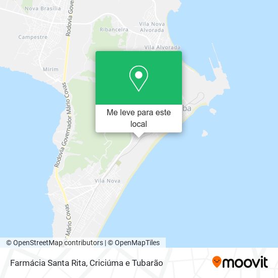 Farmácia Santa Rita mapa