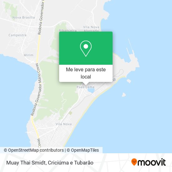 Muay Thai Smidt mapa