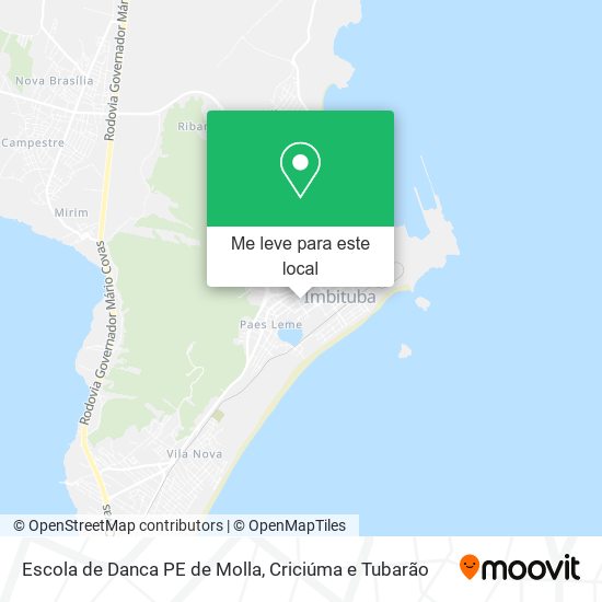 Escola de Danca PE de Molla mapa