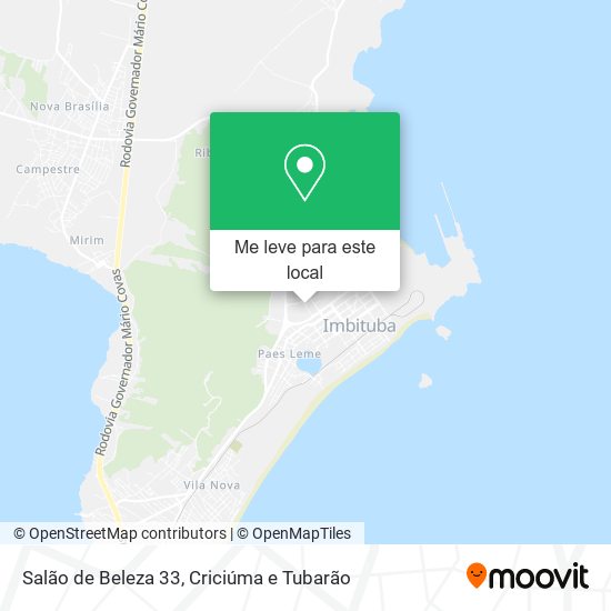 Salão de Beleza 33 mapa