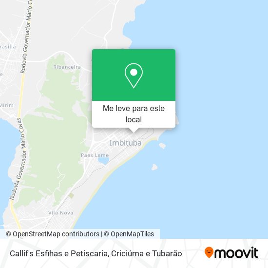 Callif's Esfihas e Petiscaria mapa