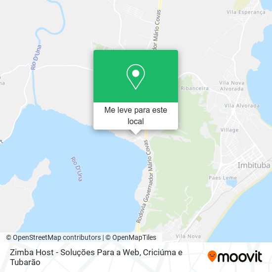 Zimba Host - Soluções Para a Web mapa