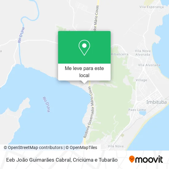 Eeb João Guimarães Cabral mapa